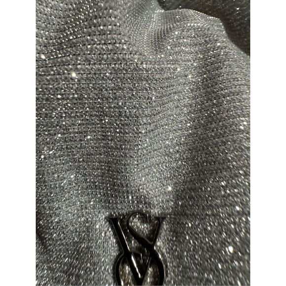 Victoria’s Secret VS glitter mini drawstring top handle bucket Bag pouch purse - Picture 6 of 8